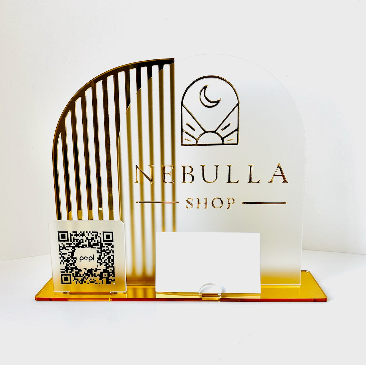 Double Arch Business/Social Media Sign