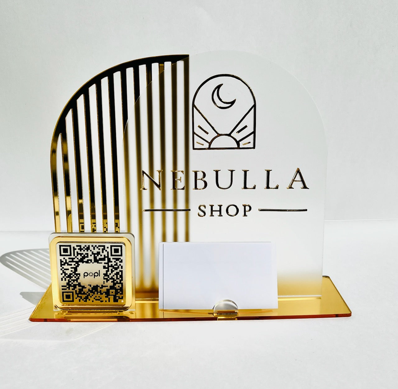 Double Arch Business/Social Media Sign